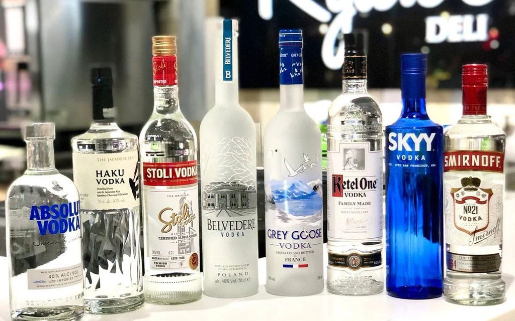 Một số thương hiệu rượu Vodka nổi tiếng thế giới 